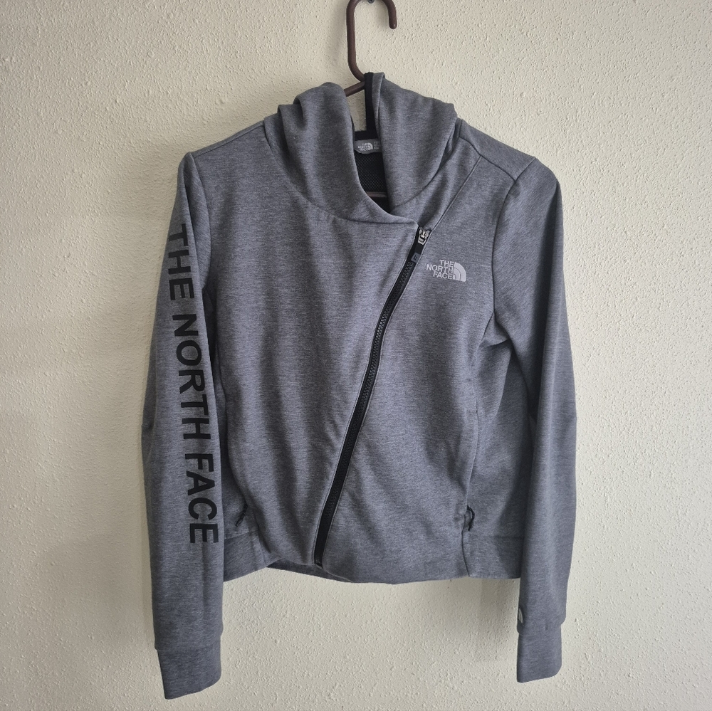 The North Face Womens Full Zip Gray Hoodie Size Medium